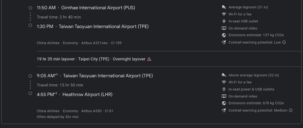 flight path